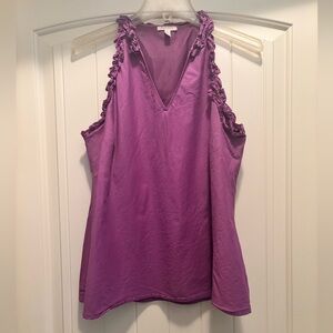 Madison M purple sleeveless top
